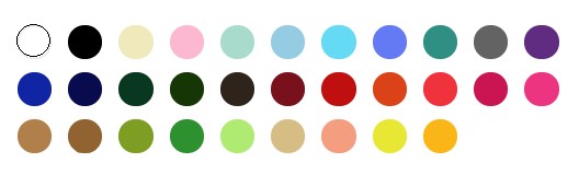 Barvy tašky přes rameno